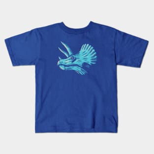 Triceratops Dinosaur Retro Kids T-Shirt